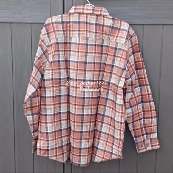 *๐ฅ๐ฒ๐ท๐ฝ๐ช๐ฐ๐ฎ ๐๐๐๐๐๐ Flannel Shirt XL Orange/Brown - Picture 2 of 5
